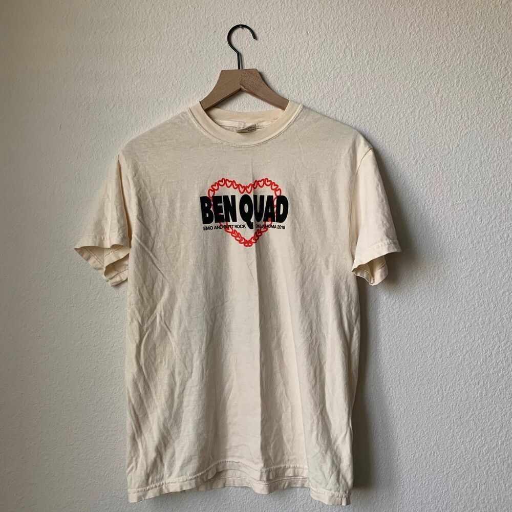 Ben Quad Band Tee Oklahoma Emo Butt Rock Medium